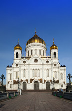 Cathedral Of Christ The Savior In Moscow, Russia