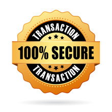 100 Secure Transaction Icon