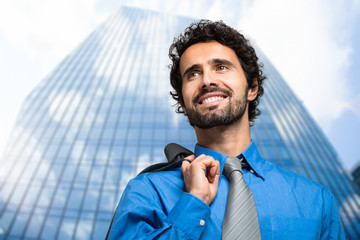 Wall Mural - Portrait of an handsome businessman