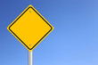 © christianchan - Blank Yellow  Road Sign
