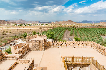 Wall Mural - Jabrin in Ad Dakhiliyah, Oman. It is located about 50 km southwest of Nizwa.