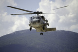Fototapeta  - Black hawk helicopter