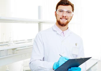Wall Mural - laboratory worker