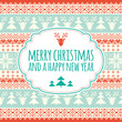 Merry Christmas Card Pixel