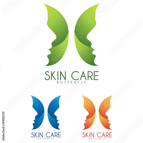 Butterfly Skin Care Logo Logo For Beauty Salon Hair Face And