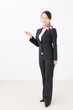 © taka - portrait of asian businesswoman on white background