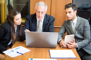 Poster - Business people at work