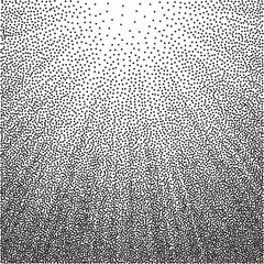 Poster - black and white halftone background 