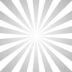 Poster - black and white halftone background 