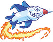 Rocket Mascot Vector Cartoon Illustration