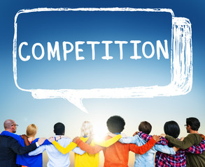 Wall Mural - Competition Contest Contention Game Race Concept