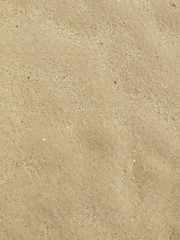 Poster - closeup of sand pattern of a beach in the summer