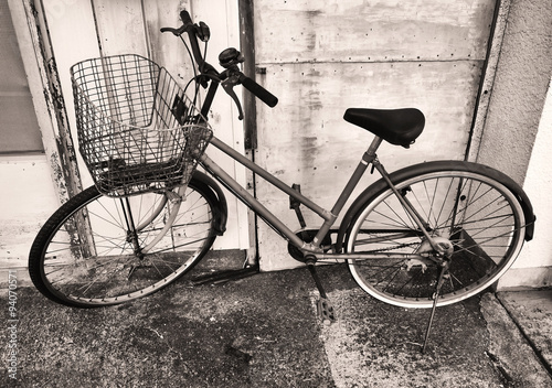 Naklejka dekoracyjna old bicycle