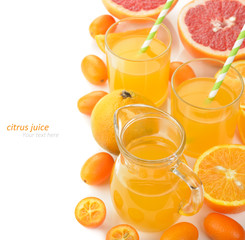 Wall Mural - Fresh citrus juice