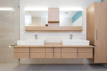 modern bathroom interior