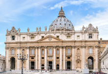 Saint Peter's Basilica At St. Peter's Square In Vatican, Rome, I