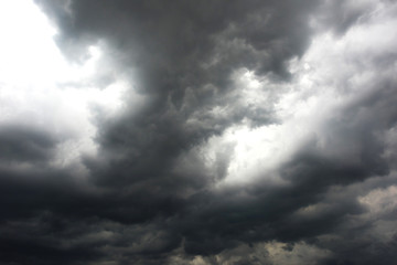 Wall Mural - dark storm clouds