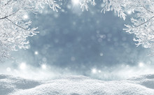 Winter  Christmas Background