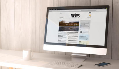 Poster - desktop computer news