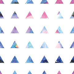Wall Mural - triangles seamless pattern.