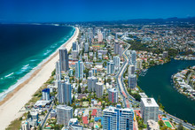 Aerial View Of The Gold Coast, Australia