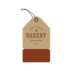 Canvas Print - Bakery label