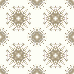 Poster - Seamless wallpapers in the style of Baroque . Can be used for