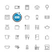 © bitontawan02 - kitchenware icons line set