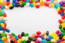 Assorted Jelly Beans Border