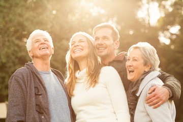 Portrait of a smiling family