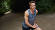 © Flamingo Images - Athletic man warming up before his workout or jog
