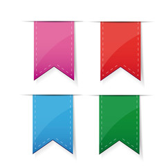Poster - Ribbon set vector isolated