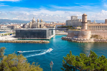 Poster - Saint Jean Castle and Cathedral de la Major  in Marseille