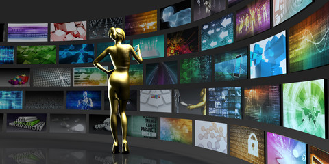 Wall Mural - Video Technology