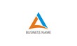 triangle letter A colored company logo
