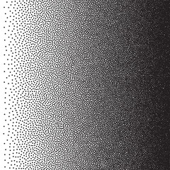 Wall Mural - Stochastic raster halftone gradient print