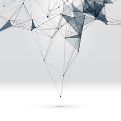 Aufkleber - Abstract background with dotted grid