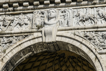 Wall Mural - Arco di Trionfo Genova,particolare