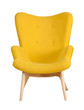 © prescott09 - Yellow modern chair isolated