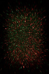 Wall Mural - Defocused abstract green lights background
