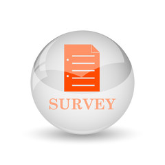 Canvas Print - Survey icon