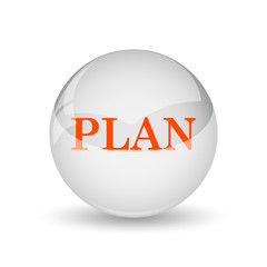 Canvas Print - Plan icon