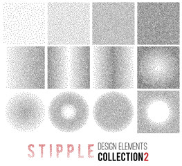 Aufkleber - black and white halftone background 