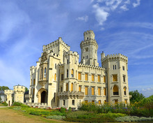 Beautiful Renaissance Castle Hluboka. Czech Republic
