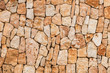 Sandstein Mauer Rustikal Textur Struktur Hintergrund