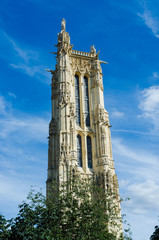 Wall Mural - Tower of tour Saint Jacques in Paris