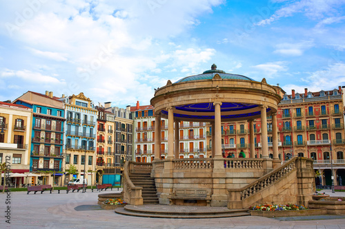 Fotomural Pamplona Navarra Spain plaza del Castillo square