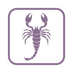 Wall Mural - Scorpion icon