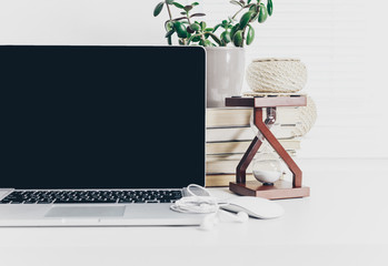 Poster - Work space, laptop