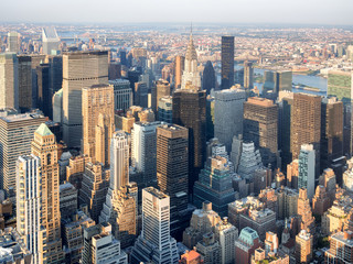 Canvas Print - Skyscrapers at midtown Manhattan in New York